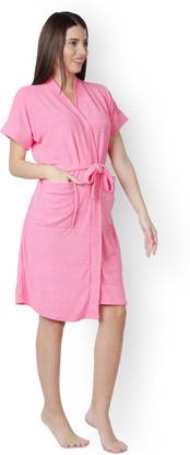 lacylook Pink Medium Bath Robe