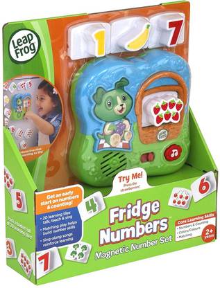 Mr. Fobu Leapfrog Fridge Numbers Magnetic Set, Multi Color