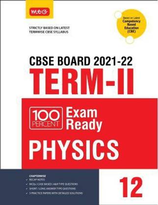Class 12-100 Percent Exam Ready Cbse Board Term 2 Chapter-Wise Question Bank Physics