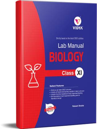 Vidya Prakashan CBSE Biology Lab Manual Practical Record Book For Class 11