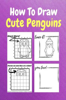 How To Draw Cute Penguins