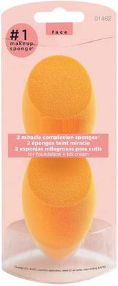 MYN Professional Original Real Techniques 2 Miracle Complexion Sponges MakeUp Set With Revolutionary Foam Technology You Can Use Damp or Dry for a Smooth Finished Look