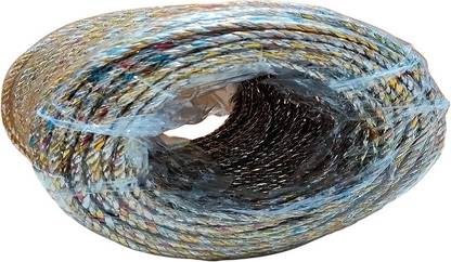 Starburst Multi Colour ( 90 Meter, 4 MM) Unbreakable for Multi Use Rope for Hanging Cloth, Tie Tree Polyester Retractable Clothesline