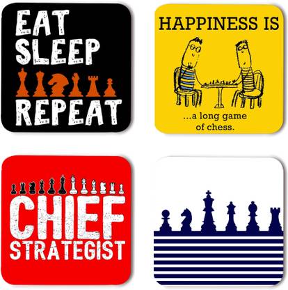 whats your kick Square Wood Coaster Set