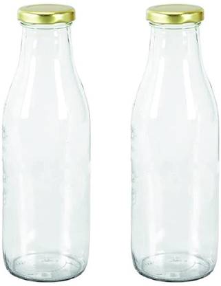 1st Time Glass Milk Container  - 300 ml