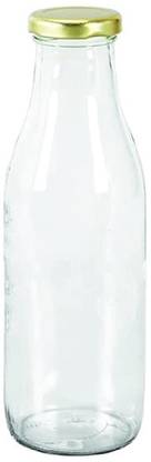 1st Time Glass Milk Container  - 1000 ml
