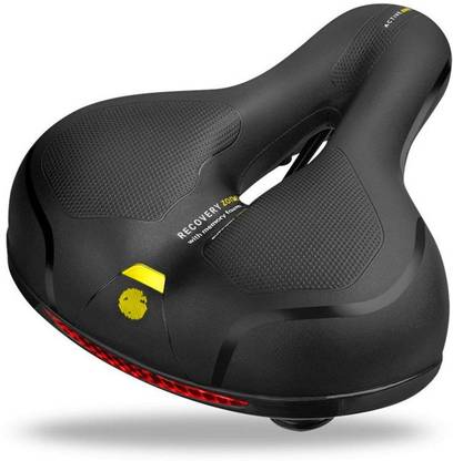 FASTPED Soft Wide Bicycle Saddle Cushion with Waterproof Covers Bicycle Seat Cover Free Size