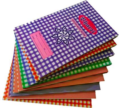 Bharti Rough Notebook Set of 10 Pcs Regular Notebook Ruled 70 Pages