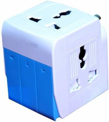 KAVANA 3+3 Multi Plug Extension Board Switch with Individual Switches, LED Indicators 6 A Three Pin Socket
