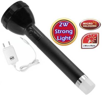 Zeus Volt 3 Mode Power Full Led Rechargeable big size Long With BackLight Torch