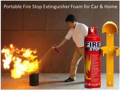 Triangle Ant Fire Extinguisher with Stand (500ml) Fire Extinguisher Mount