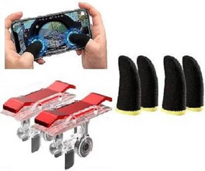 MOBIKAMA Combo Pack Gaming Trigger and finger sleeve for mobile pubg game/free fire/call of duty and all mobile games for android, Multicolor  Gaming Accessory Kit