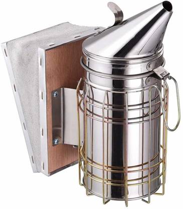 REHTRAD Stainless Steel Bee Smoker Large Size Airflow Bellow and Excellent Smoke Output Beekeeping Equipment Garden Tool Kit