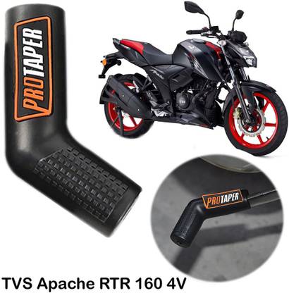 AXWee Pack of 1 Imported Black & Orange Motorcycle Rubber Gear Shiftier Sock Boot Shoe Protector Shift Cover for TVS Apache RTR 160 4V Gear Shift Collar