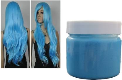 YAWI new professional look long lasting temporary hair wax , sky blue