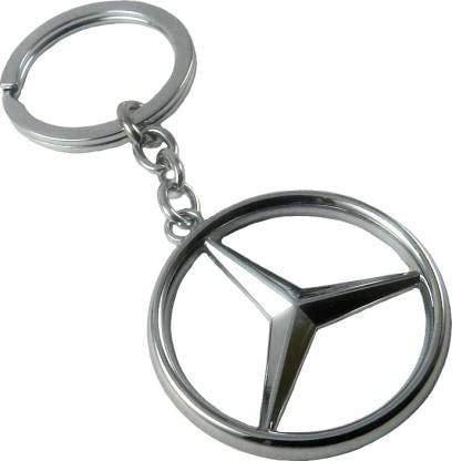 Daiyamondo Mercedes logo silver metal Keychain best quality keychain made up of high quality metal Unbreakable.Metal Imported Key Chain for Mercedes Elegant and Classy Look Keychain logo emboss keychain/keyring for men women kids and couples this key chain is best keyhouse.Use car ,bike,bag and more uses and best choice for gifting best choice for car lover and look inhanse Key Chain