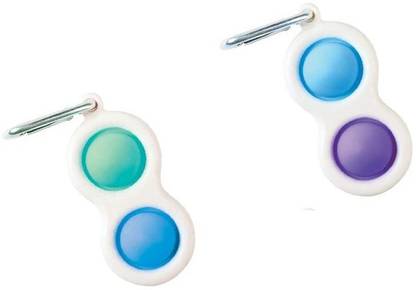 Aganta Pop It Keychain Simple Dimple Keychain Pop Its Key Chain Puppet Toys Key Ring Pop Sound Toys For Kids Finger Popping Toys Popit Game Simple Dimple Fidget Toy Best Stress Relief Gadget For Adults Multipurpose Key Chain Toy Popit Keychains