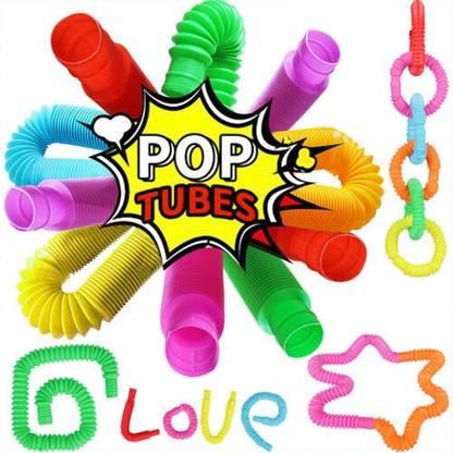 LIBRA Pack 12 Tubes Sensory Toys Toddler Fidget Toys Toy For Kids