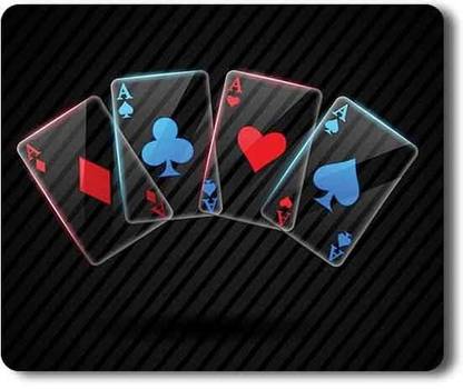 Yellow Alley Solitaire Card Game|Printed Mouse Pad|Mouse Pad for Laptop & Desktop|Indoor Games|Anti-Slippery Base, Optical-Friendly, Rectangular Mouse pad without Wrist Support|Friendly for all types of Mouse Mousepad