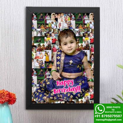 Manns Gifts MG-Mosaicframe-3 2 inch Mosaic Photo Frame