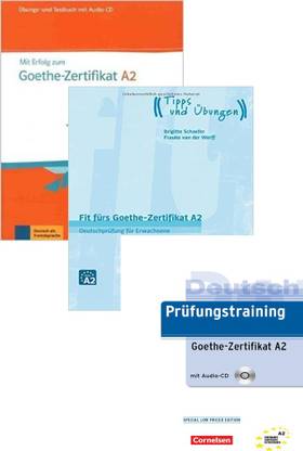 Exam Preparation A2- Start Deutsch 2+Prüfungstraining A2+Fit Fur Goethe-Zertifikat A2