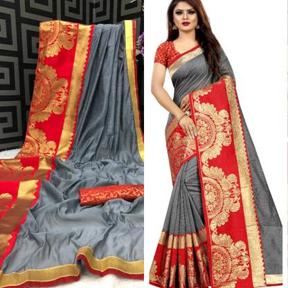 Woven Thanjavur Cotton Silk Saree