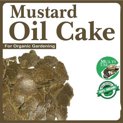 mukt Mustard Cake Fertilizer 500g Manure (.500 kg, Cake) Potting Mixture
