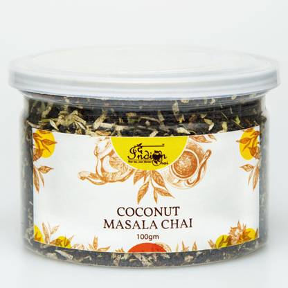 The Indian Chai Coconut Masala Chai Black Pepper, Cinnamon, Cloves, Ginger, Cardamom Masala Tea Vacuum Pack