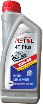RETOL 20W-40 SN RETOL 20W-40 SN Full-Synthetic Engine Oil