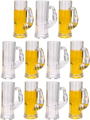 Somil (Pack of 11) Multipurpose Drinking Glass -B425 Glass Set Beer Mug