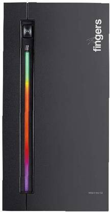 FINGERS RGB-Flow C2 MID TOWER Cabinet with USB 2.0 and USB 3.0 Ports Compatible with Gaming Console
