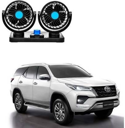 AUTOGARH Double Car Fan 12v Speed Optimization For Toyota Fortuner Car Interior Fan