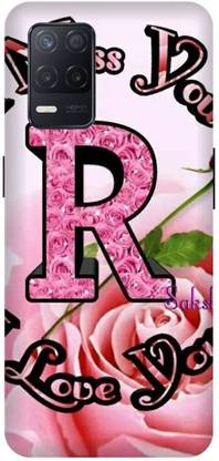 PHONE WALEY.COM Back Cover for Realme 8s (5G) , RMX3381 ,R letter,R name R word , Printed Back Cover