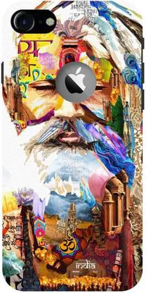 UMPRINT Back Cover for Iphone SE Logo Cut/MHGR3HN/A Sadhu Aghori Mahakal Printed Back Cover