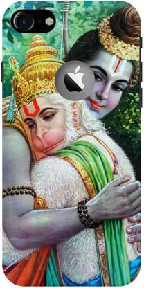 UMPRINT Back Cover for Iphone 8 Logo Cut/MQ6M2HN/A Ram Hanuman, lord ram Printed Back Cover