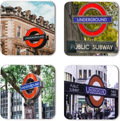 whats your kick Square Wood Coaster Set