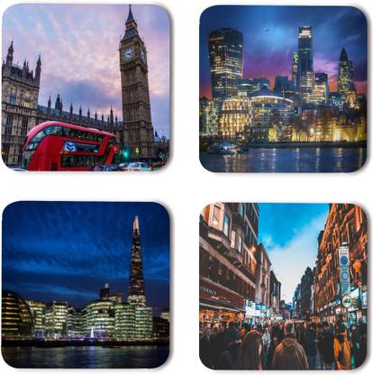 whats your kick Square Wood Coaster Set