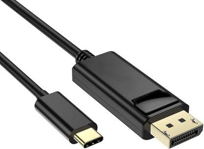 microware Thunderbolt Cable 1.5 m USB-C To DisplayPort Male 1.8m Cable 4K@60Hz Type C to DP Display Port Adapter Thunderbolt 3 Compatible for Mac-Book Pro Air M1 i-Pad S21 S20 Note 20 XPS Spectre Zen-book Surface Xi-aomi Notebook Ultra