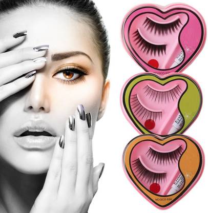 LILLYAMOR False Eyelashes 3D Natural Layered Effect,Comfortable and Soft,Handmade Lashes Reusable Natural Look False Eyelashes for Makeup