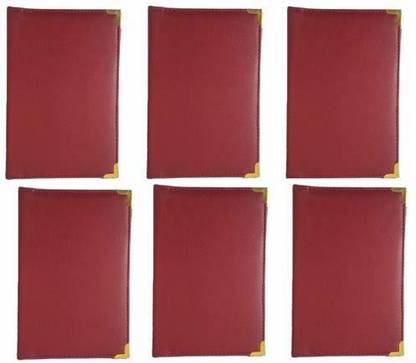 BANSURI ARISTOCRATIC Restaurant, Hotel Guest Check Bill Presenter Holder, Bill Folder, Leather (Set of 10) Bill Books