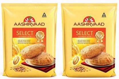 AASHIRVAAD SELECT SHARBATI ATTA 2 KG (1 KG*2)