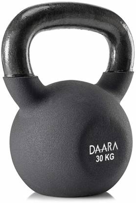 DAARA Neoprene Coated 30kg Black Kettlebell