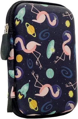 GadgetBite Leather Zipper Headphone Pouch For Universal