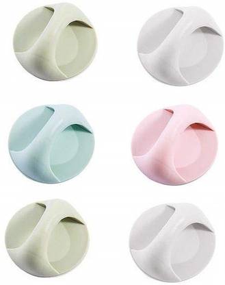 SAFESEED Door Handles Multi-Purpose Round Self Adhesive Instant Sticker Knob-SH69 Plastic Cabinet/Drawer Handle