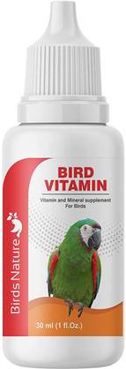 BirdsNature Birds Vitamin & Mineral Supplement for Birds 30ml Pet Health Supplements
