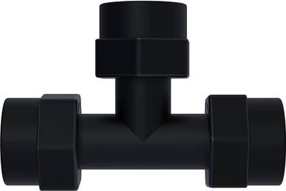Steelite Multi Layer Composite Pipe Fitting, Equal Tee, Size: 1/2, 3-Way Tee Pipe Joint (Pack of 3) 3-Way Tee Pipe Joint