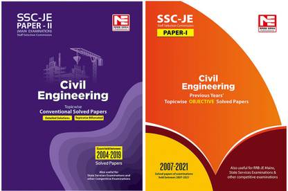 SSC JE Civil Engineering Preivous Years Solved Papers (Objective+Conventional)