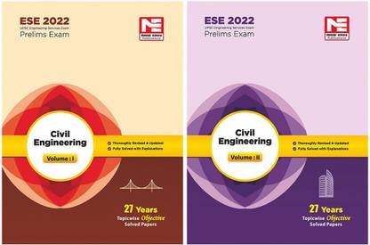 ESE 2022: Preliminary Exam: Civil Engineering Objective Solved Papers Vol-I&II