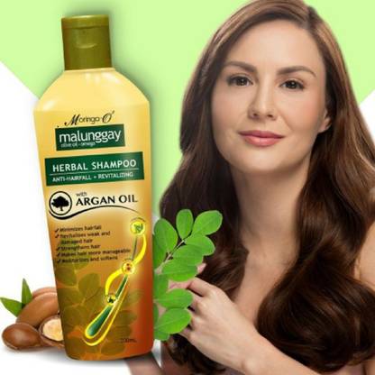 moringa-o2 Herbal Anti-Hairfall Shampoo with Argan Oil