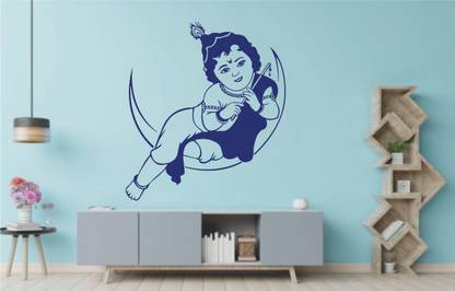 AriseDecor 53 cm Arse Dcor_wall sticker_Blue sticker_Sticker_45 Self Adhesive Sticker